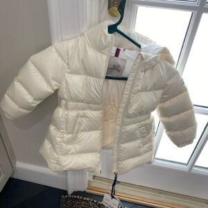Moncler Kids Cream Puffer Jacket size 2T Molo pants Bundle